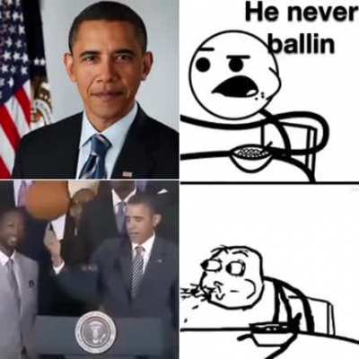 Obama&rsquo;s fucking balling