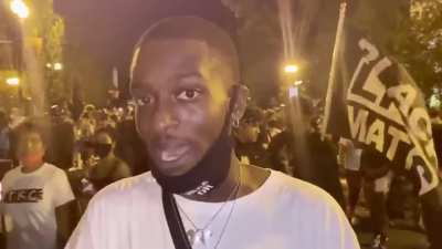 &ldquo;Police are paid w/taxpayer money. If they are not answerable to us, we can demand new service &amp;amp; that&rsquo;s what this is. AbolishThePolice in favor of that new service&rdquo; @TyHobsonPo, giving a nuanced explanation the night before 'March On Washington 2020'