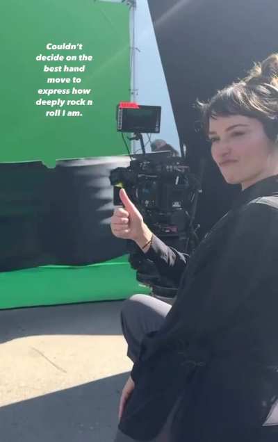 &lsquo;Couldn&rsquo;t decide on the best hand move to express how deeply rock n roll I am&rsquo; | IG April 2025