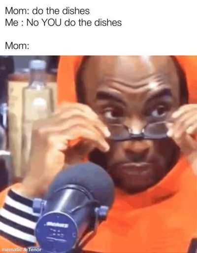 Update: I&rsquo;m doing the dishes...
