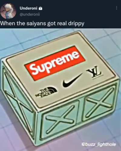 The Saiyan Drip is real
