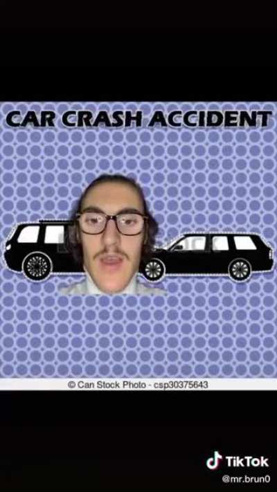 The most violent at crash in the history of caA-