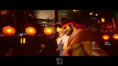 Guile &amp;amp; Ryu Walking Both Look So BADASS!