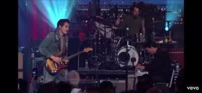John&rsquo;s Slow Dancing in a Burning Room solo on Letterman