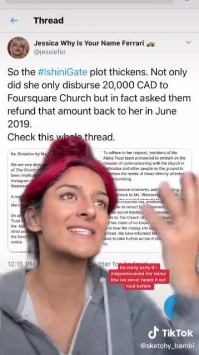 This IG and Tiktok influencer kept $80,000 in charity money intended for the 2019 Easter bombing victims