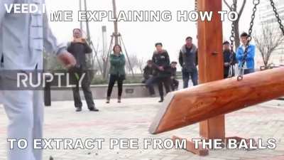 The Pee: 💦 My Balls: 😬