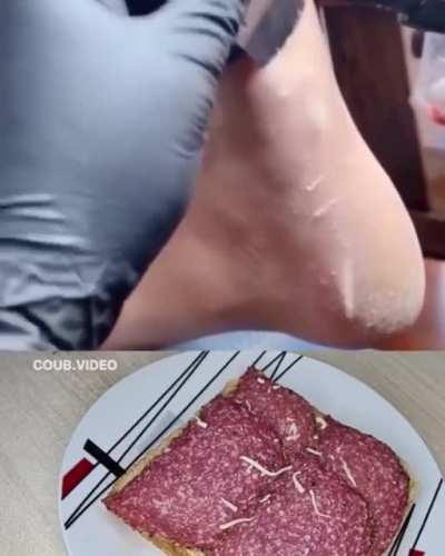 Salami sandwich with cheese