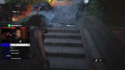 Moments before disaster...