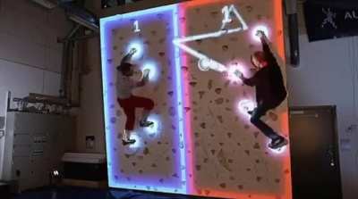 Rock climbing + ping pong