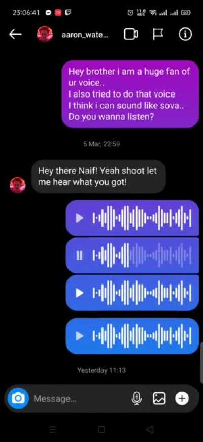 People say I sound like Sova, So I showed the real Sova's voice actor. And he replied!