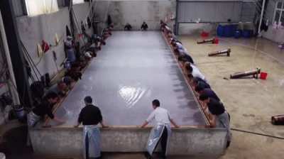 Traditional Paper-making.