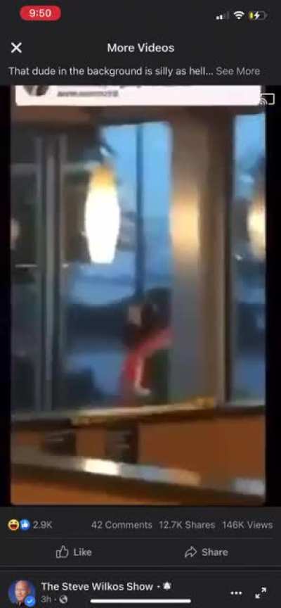 Man headbutts McDonald&rsquo;s windows til they break &ldquo;somebody get that man a happy meal....that costs McMoney&rdquo;