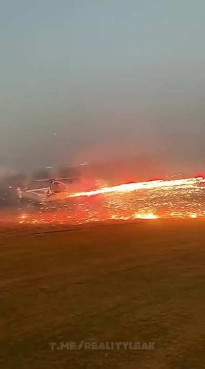 Boys with a helicopter...