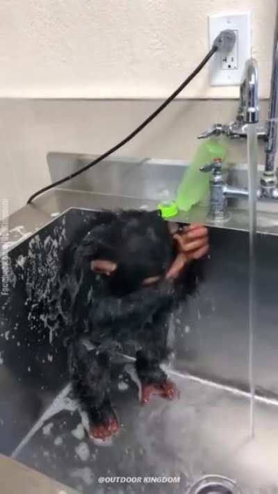 Riczer ba&ntilde;andose 😳