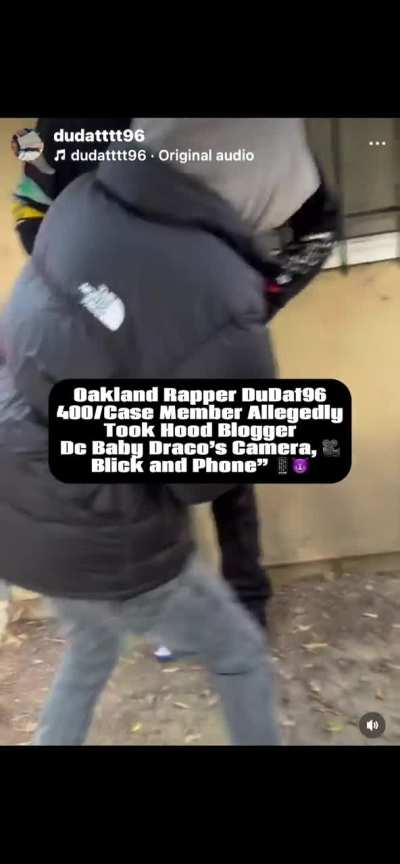 Hood Blogger DC Baby Draco Got Stripped By Oakland Rapper DuDat96 For His Camera 🎥, Blick 🔫&amp;amp; His Phone 📱 🤔