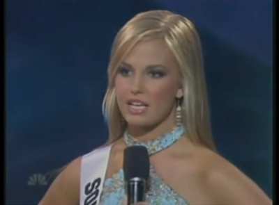 Miss Teen USA 2007 , South Carolina answers a question