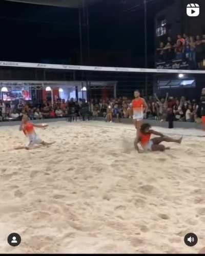Footvolley is a sport which combines aspects of beach volleyball and association football. Footvolley was created by Octavio de Moraes in 1965 in Brazil
