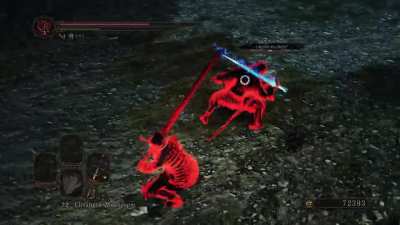 The legendary "backstab conga line"