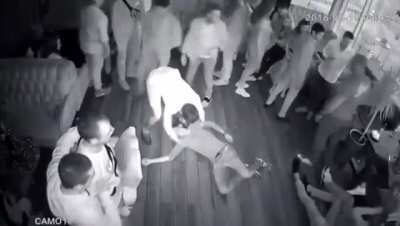 Nutter knocks down 5 people