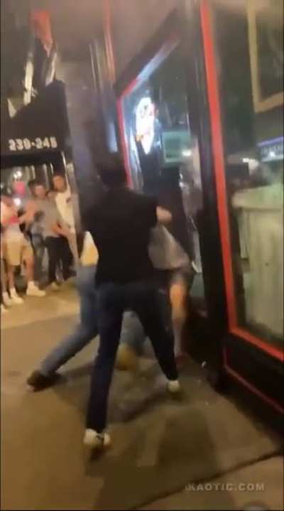 Drunk fighting