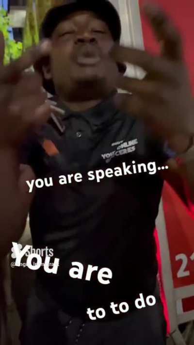 Racist gets owned and gets into a verbal-coma #funny #dark #humour
