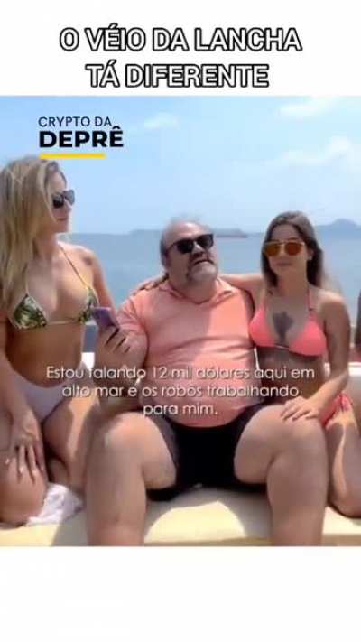 Cabe&ccedil;a branca n&atilde;o &eacute; o dono da lancha