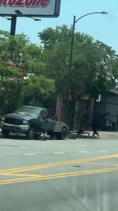 Shootout at 53rd &amp; Ashland. Happened today, apparently. Video credit (besides intro edit) to the one and only ChicagoCritter