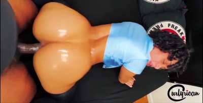Just Imagine What It Would Feel Like when she pushing back