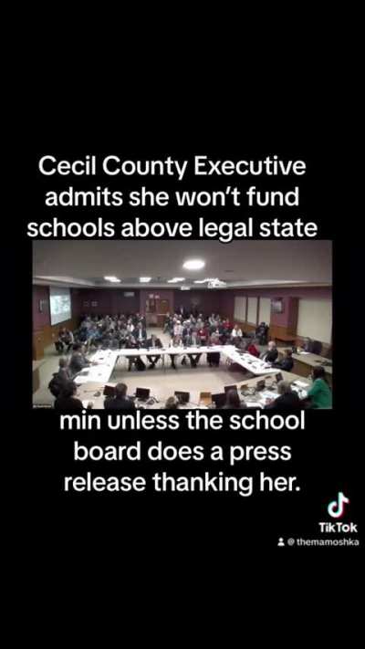 Cecil County CE doesn&rsquo;t want to give extra funds unless thanked publicly