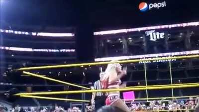 Wouldn&rsquo;t do the twisted bliss and immediately taps out to Carmella