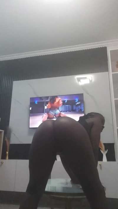 Twerking for myself first, but this angle was too good not to share