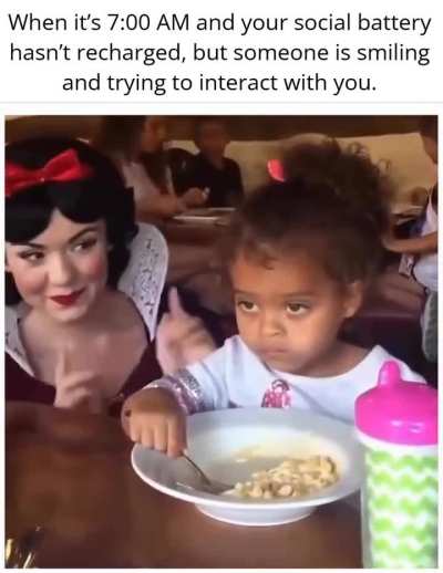 Please let me have my breakfast in peace😭😭