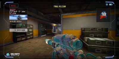 Triple kill in killcam.....not mine cuz iam the one with Ghost skin there