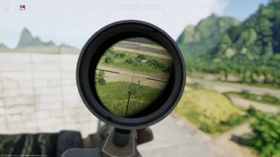 When is terminator AI going to get fixed? 6x scope barely sees the dude.