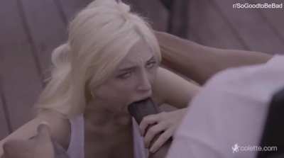 Piper tries to throat a monster