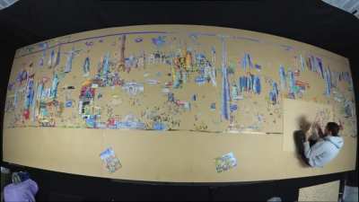 42,000 piece jigsaw puzzle