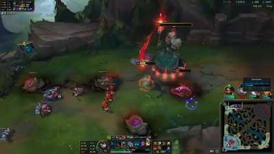 Absolute destruction of a 11/1/8 Diamond 2 Rek'Sai by a measly 0/2/2 Rengar