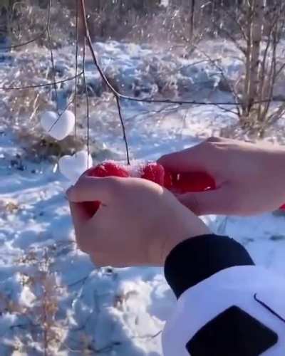 Snow heart molds