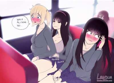 Nessie x Alison in the Bus (Lewdua)