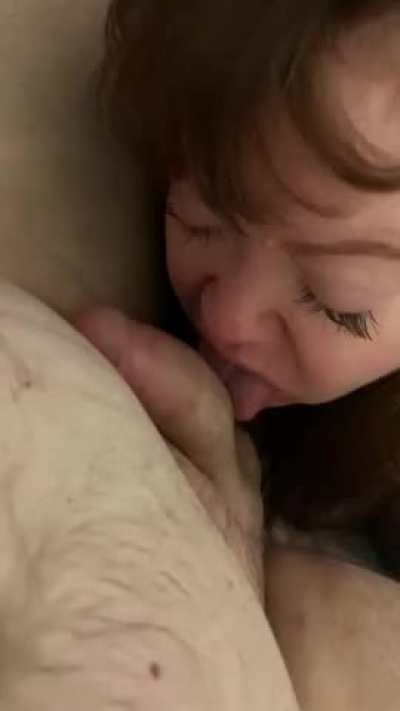 She sucked my cock so good &amp;amp; swallowed everything.