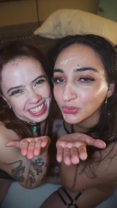 Don&rsquo;t we look good covered in cum