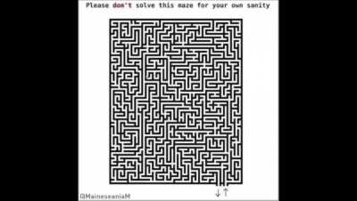 Sanity was never an option