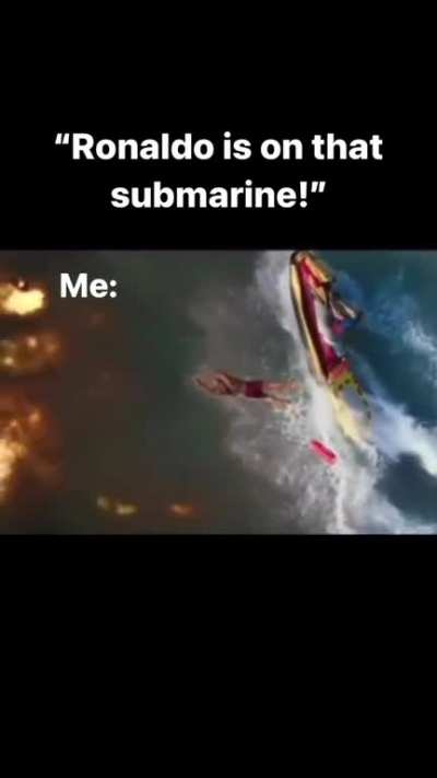 I'm yelling SIUUUUUU as I jump in