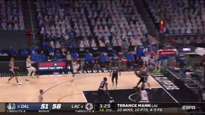 [Highlight] Luka with the 29 foot stepback 3 to give him 29 in the 1st half