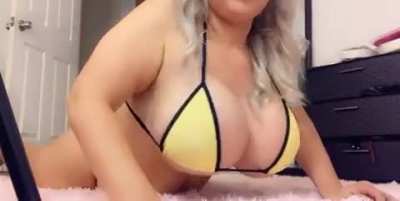 Yellow bikini top [oc]