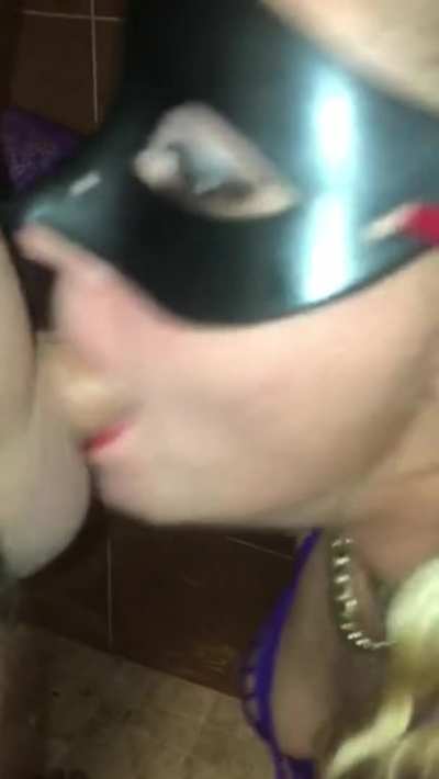 Cum in throat deepthroat shower