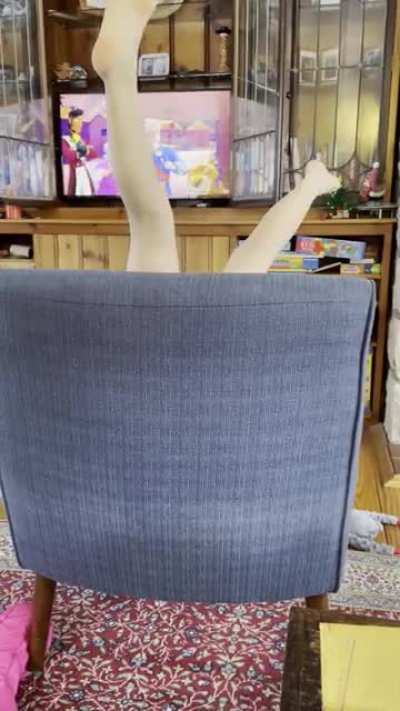 The way my daughter watches television