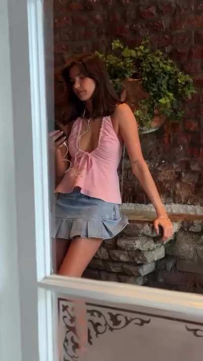 Denim skirt