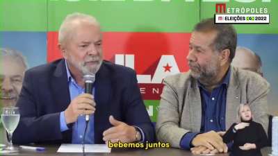 Ao lado de Carlos Lupi, Lula elogia Ciro e o PDT. “Quando estamos disputando uma eleição, às vezes nós fazemos tipo, viramos artistas, a gente faz coisas que não fazemos na vida normal”, disse o ex-presidente sobre o pedetista.