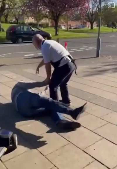 Racist man demand service